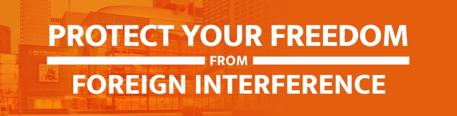 Protect Your Freedom from Foreign Interference